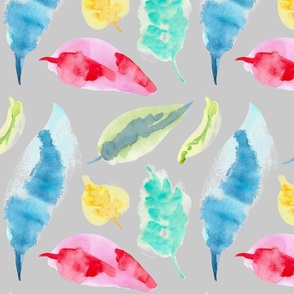 Watercolor Leaves