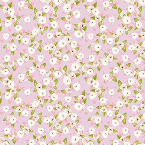 Rose Posy Dusty Pink Green // small
