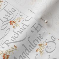 Calligraphy | Godly Women of the Bible | Sm Gray
