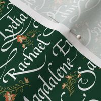 Calligraphy | Godly Women of the Bible | Sm Green