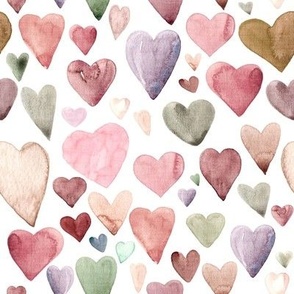 Jewel Tone Hearts - Valentine's Day, Valentine