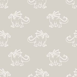 Dragon gender neutral baby pattern.