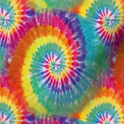 Rainbow Tie Dye swirl