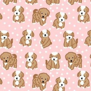 3 Little Girl Puppy Dog Wall Art Print Nursery Baby Room Blush Floral –  Pink Forest Cafe