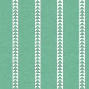 Arrow Stripe in Jade Green