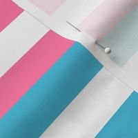 Trans Pride stripes - 1 inch
