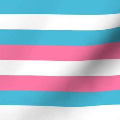 Trans Pride stripes - 1 inch