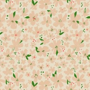 TINY HOLIDAY FLORAL - PINK