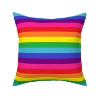 Rainbow Pride Stripes (eight stripe, Baker design) - 1 inch