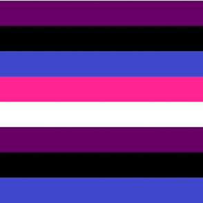 Genderfluid Pride Stripes - 1 inch