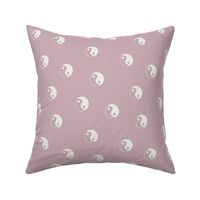 Ying Yang fabric -scattered yin yang fabric - sfx3370 lavender