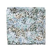 Blue Speckled watercolor texture Serenity Blue 