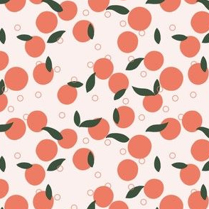 Farmhouse Peaches on Off White