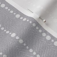 Grey Twill with Dots