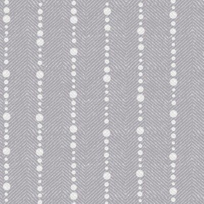 Grey Twill with Dots