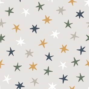 Magic stars. Abstract background. Pastel colors