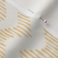 Geometric Zigs and Zags Golden Cream