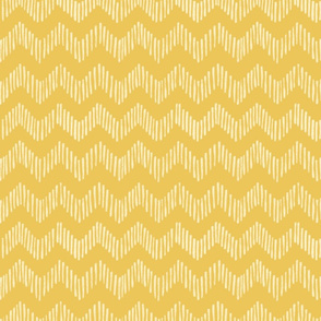 Geometric Zigs and Zags Golden Yellow