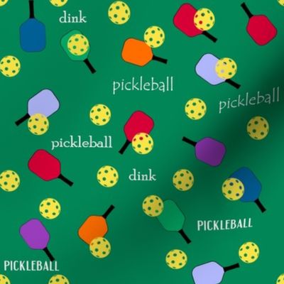 Pickleball-Green Background