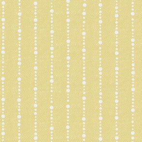 Yellow Twill with Dots