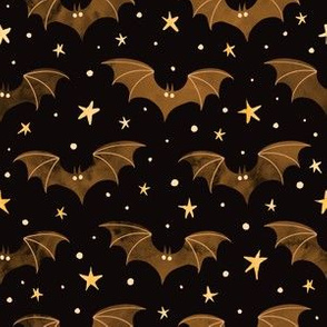  Watercolor Bats Chocolate