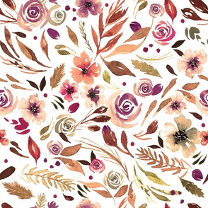 Birthday Blooms Enchanted | Woodland Autumn Flowers |Renee Davis