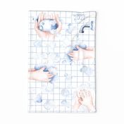 wash your hands tea towel calendar 2021