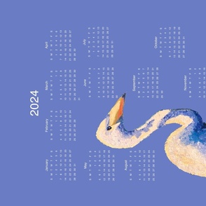 Egrets in the Marsh 2024 Calendar