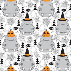 medium halloween hippos