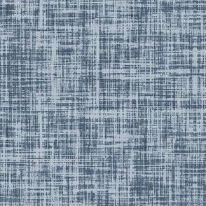 linen look fabric and wallpaper in Bluefin blue