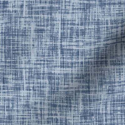 linen look fabric and wallpaper in Moonlight Blue
