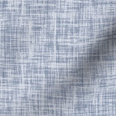 linen look fabric and wallpaper in Blue Blizzard