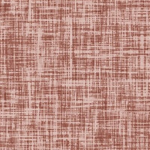 linen look fabric and wallpaper in Auburn red