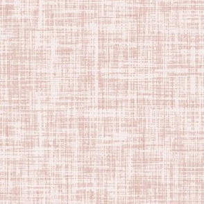 linen look fabric and wallpaper in Peach Blush
