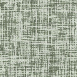 linen look fabric and wallpaper in Oil Green