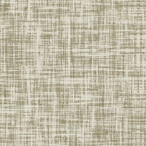 linen look fabric and wallpaper in Twill green