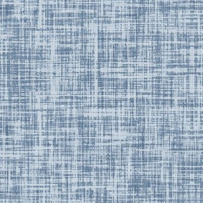 linen look fabric and wallpaper in Faded Denim blue