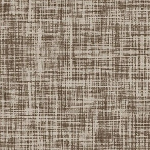 linen look fabric and wallpaper in Sepia brown