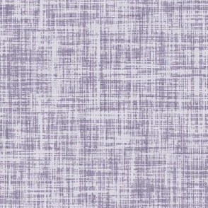 linen look fabric and wallpaper in Wisteria