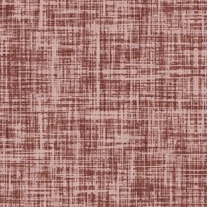 linen look fabric and wallpaper in Roasted Russet