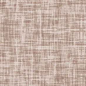 linen look fabric and wallpaper in Almondine