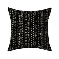 Mudcloth Black Rustic Aztec