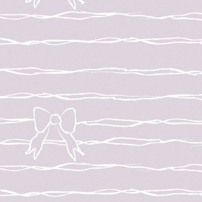 merry bows _ soft lilac