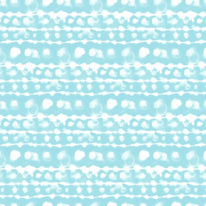 dye dot stripe aqua small scale