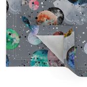 Cosmic galaxy Colorful Gray