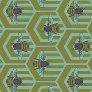 Art Deco Bees II