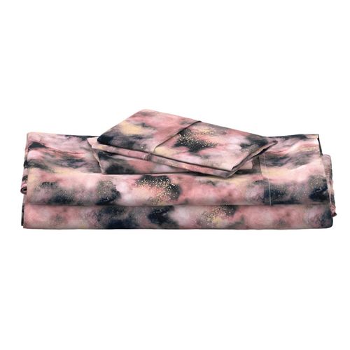 Marble smoky watercolor Soft pink