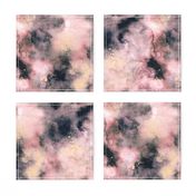 Marble smoky watercolor Soft pink