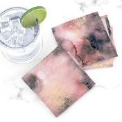 Marble smoky watercolor Soft pink