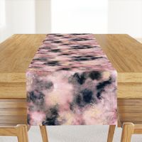 Marble smoky watercolor Soft pink